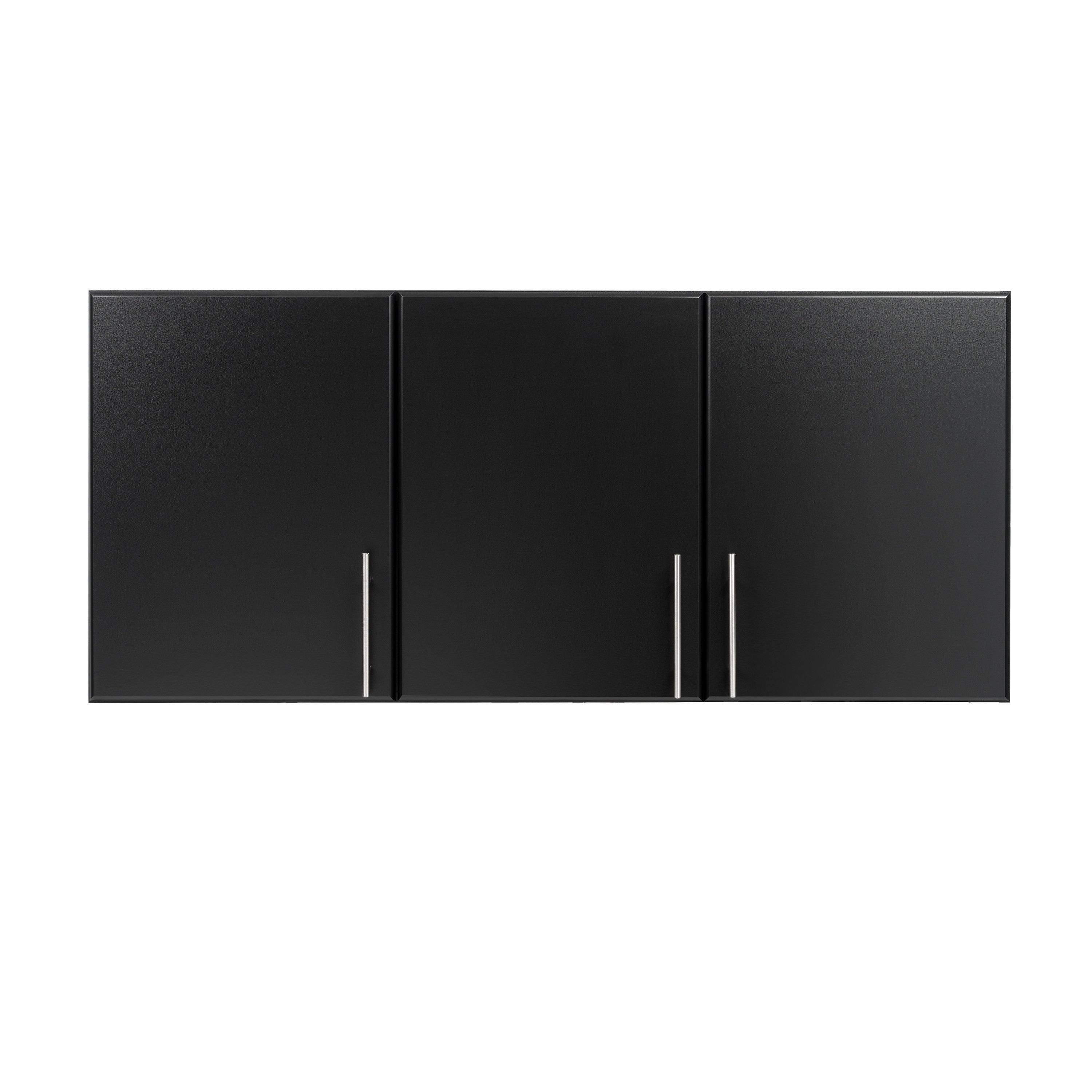 Prepac Elite Wall Cabinet, Black, 54x22