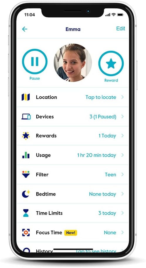 Circle Parental Controls 1-Yr Subscription - Internet & Mobile Devices - Works on Wifi, Android & iOS Devices - Control Apps, Set Screen Time Limits