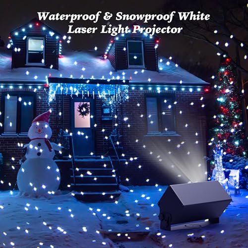 AIRIVO Outdoor Laser Lights Projector, 5 Color Motion Firefly Lights Star Show Projection Light