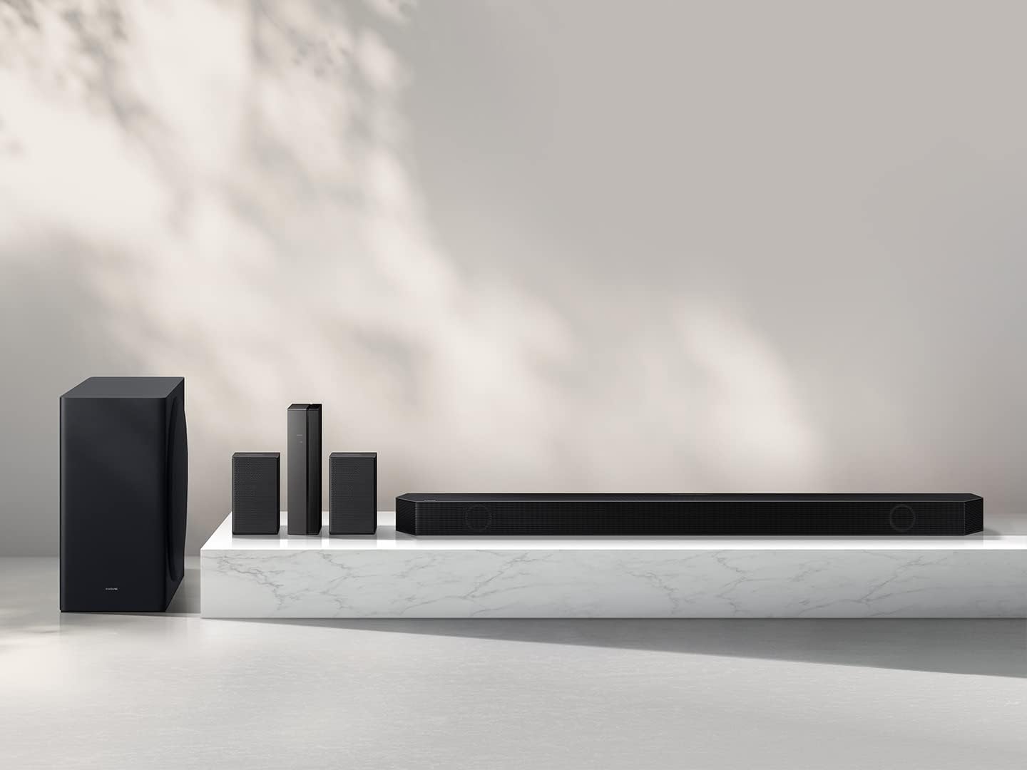 SAMSUNG HW-Q910B 9.1.2ch Soundbar w/ Wireless Dolby Atmos, DTS:X, Rear Speakers, Q Symphony, Built In Alexa/Voice Assistant, SpaceFit Sound