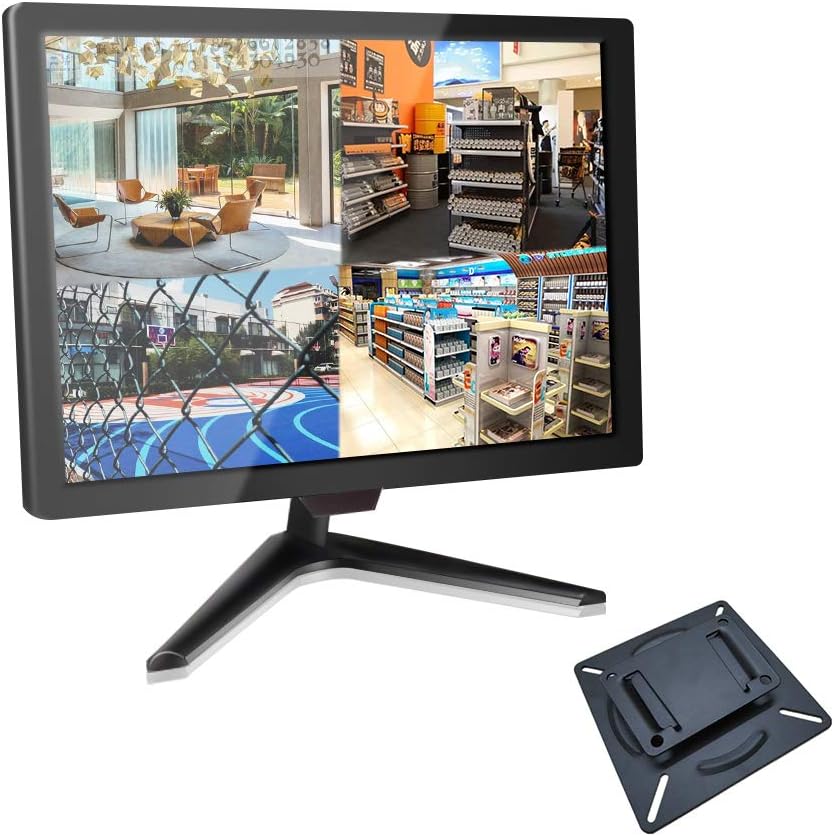 19 inch CCTV Security Monitor, Cocar Security Surveillance Monitor for Home Security Systems Surveillance Camera STB PC