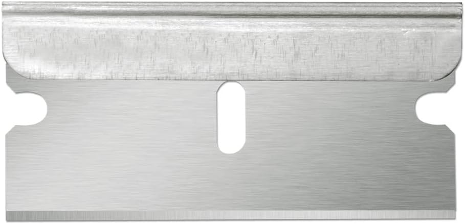 American Line Single Edge Razor Blades - 500-Pack - 0.012" Heavy Duty High Carbon Steel with Steel Backing for Extra Durability and Long Life