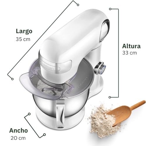 Cuisinart SMD-50BC Precision Pro 5.5-Quart Digital Stand Mixer With 12-Speeds, 3 Preprogrammed Food Prep Settings, Mixing Bowl, Whisk