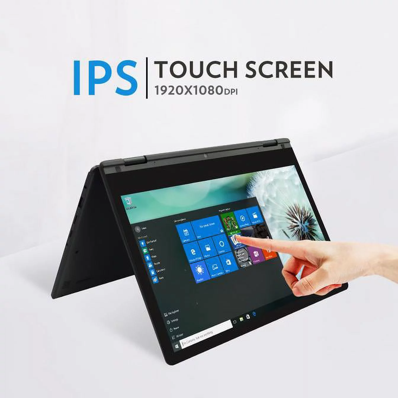 IVIEW-Maximus IV Ultra-Slim 11.6" 360° Convertible Laptop, Touch Screen, 1920 × 1080 High Resolution, 4GB/64GB Wins 10 Pro