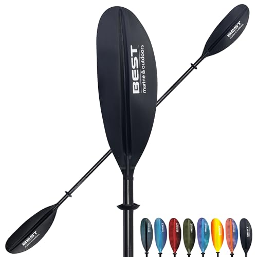 Best Marine and Outdoors Kayak Paddle, Carbon Fiber Shaft & Fiberglass Reinforced Polypropylene Blades, 220cm, 234cm, 250cm