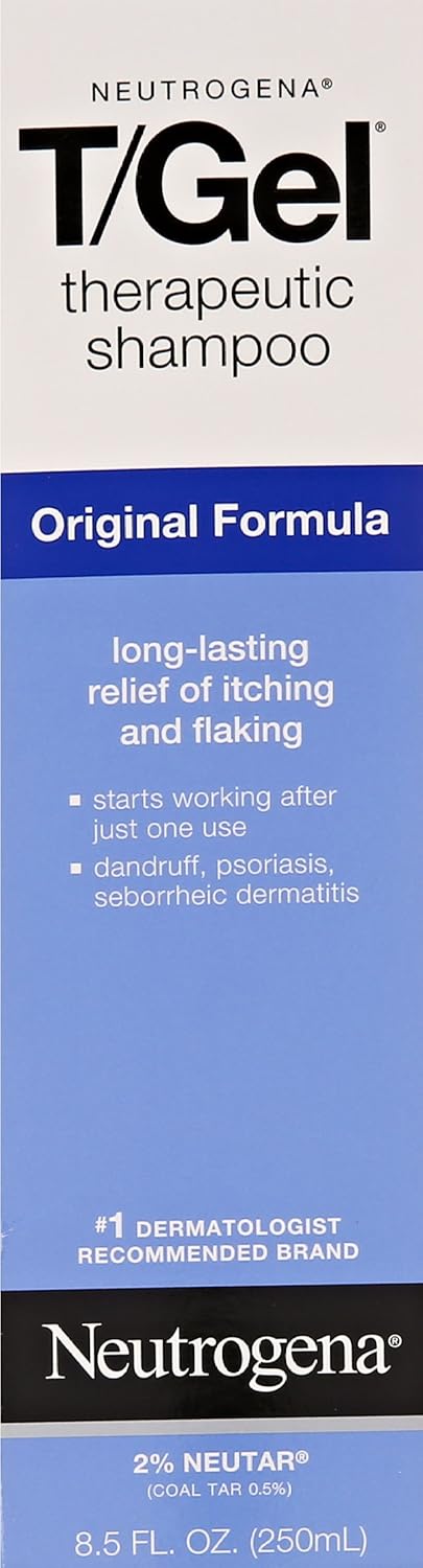 Neutrogena T/Gel therapeutic Shampoo, Original Formula, 8.5 Fluid Ounce (Pack of 6)