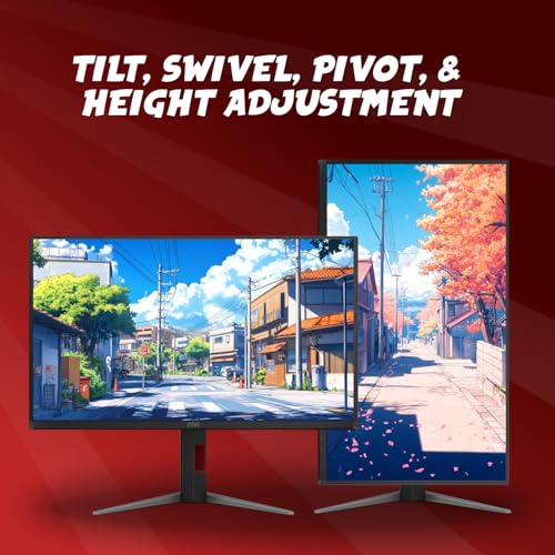 AOC C27G2Z 27" Curved Frameless Ultra-Fast Gaming Monitor, FHD 1080p, 0.5ms 240Hz, FreeSync, 2x HDMI 2.0, 1x Display Port, Height Adjustable