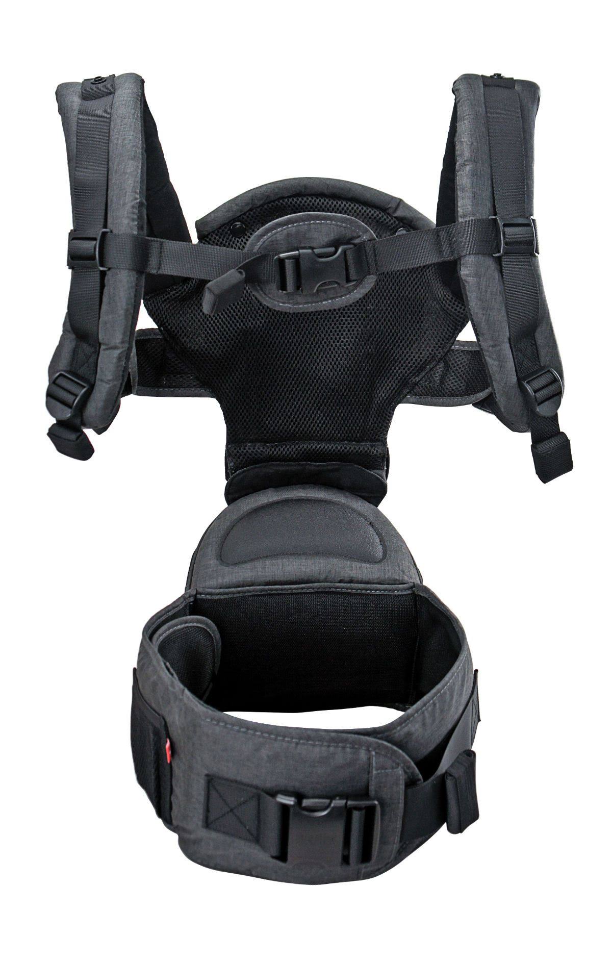 Miamily Hipster Plus 3D Baby Carrier Organic Cotton Grey