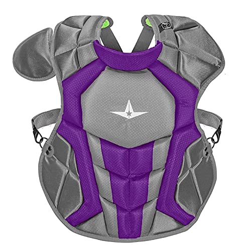 All-Star Catcher’s Gear Kit – Includes Helmet, Chest Protector & Leg Guards – Lightweight, Durable Baseball Protective Set, Meets NOCSAE