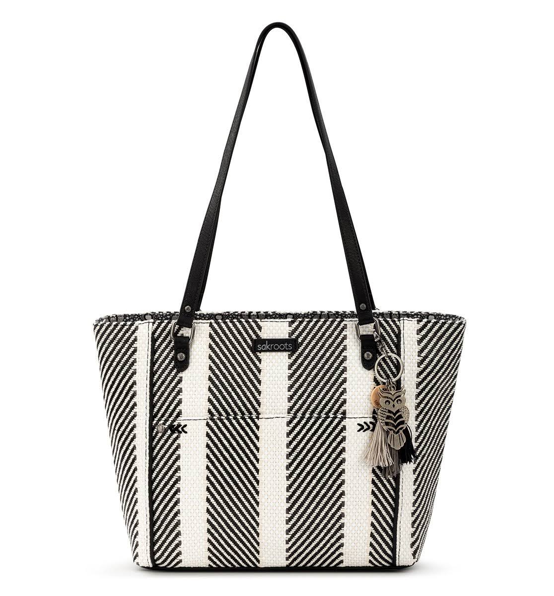 Sakroots Metro Tote Bag | Violet Tapestry World | Canvas