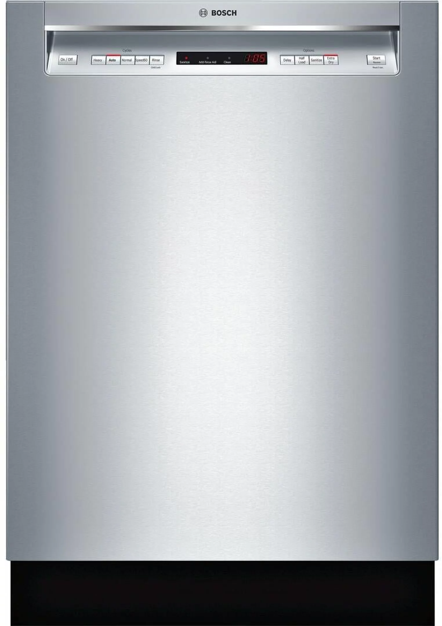 Bosch SHEM63W55N 300 Series 44dB Stainless Built-In Dishwasher - Radiant Selections