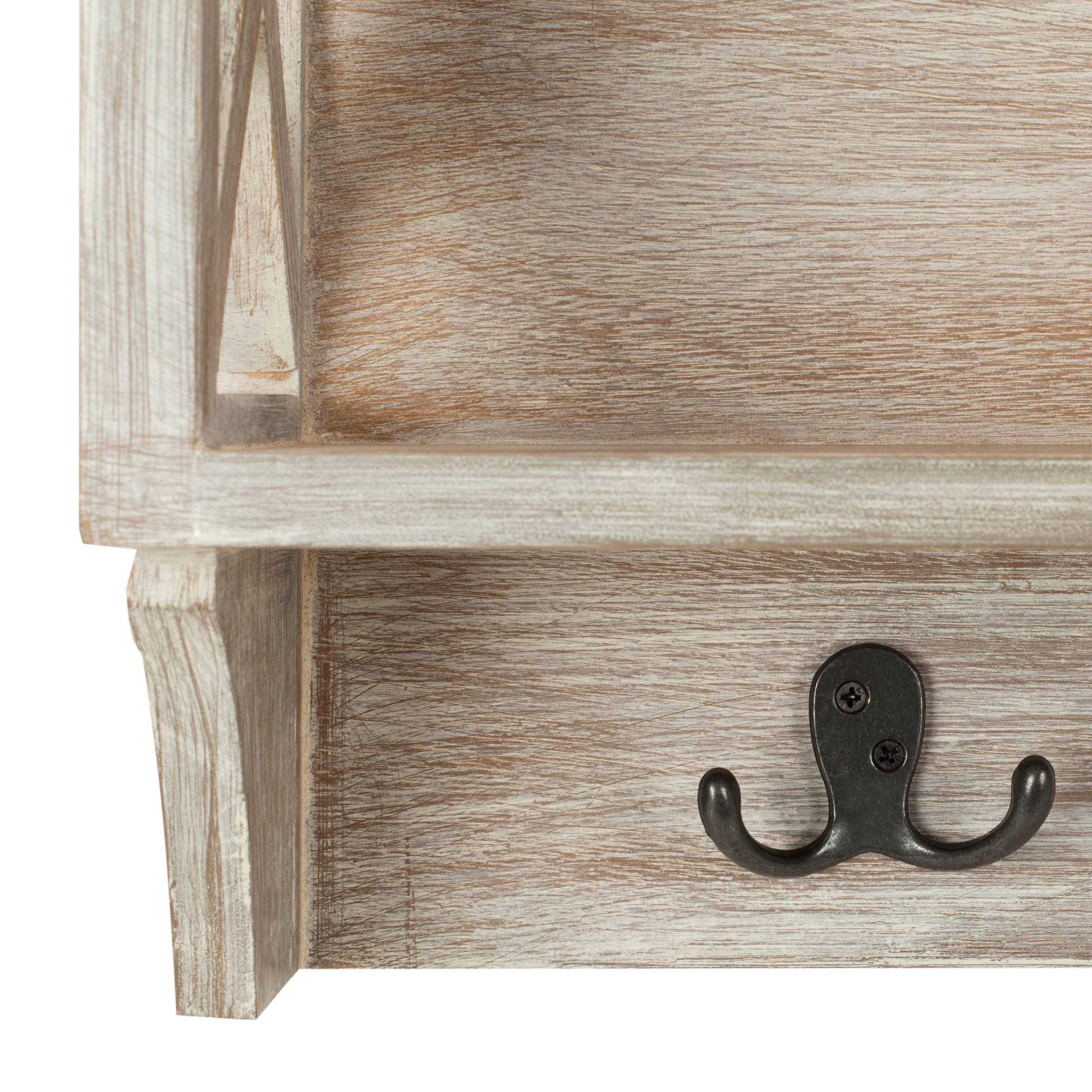 Safavieh Freya Hanging Storage Wall Rack - Grey
