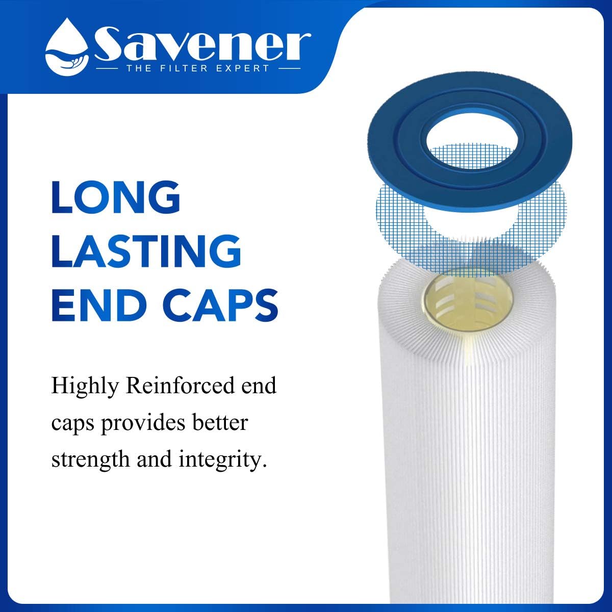 Savener CX580XRE Swimming Pool&Spa Replacement Filter Cartridge Hot Tub Filter Replaces for Darlly 70811 Unicel C-7483 81Sq.ft FC-1225 PA81 Fits