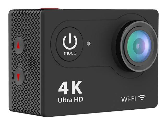 IPM 4K Waterproof 12 Mega Pixel Ultra HD Action Camera with WiFi - Black