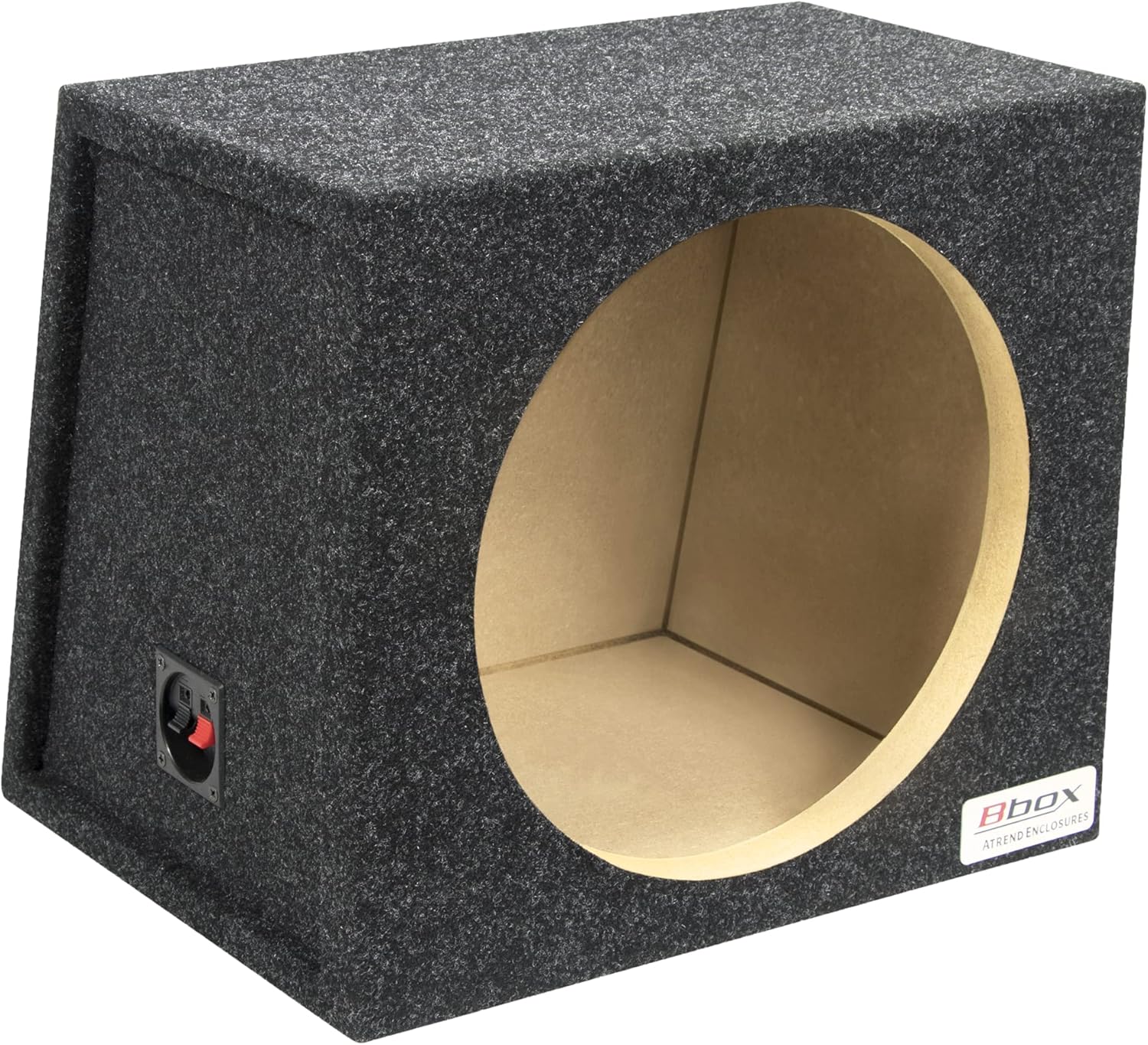 Bbox Single 12 Inch Subwoofer Sealed Enclosure - Fits Under the Seat on Pickup, Trucks, & SUV’s - Car Subwoofer Boxes & Enclosures