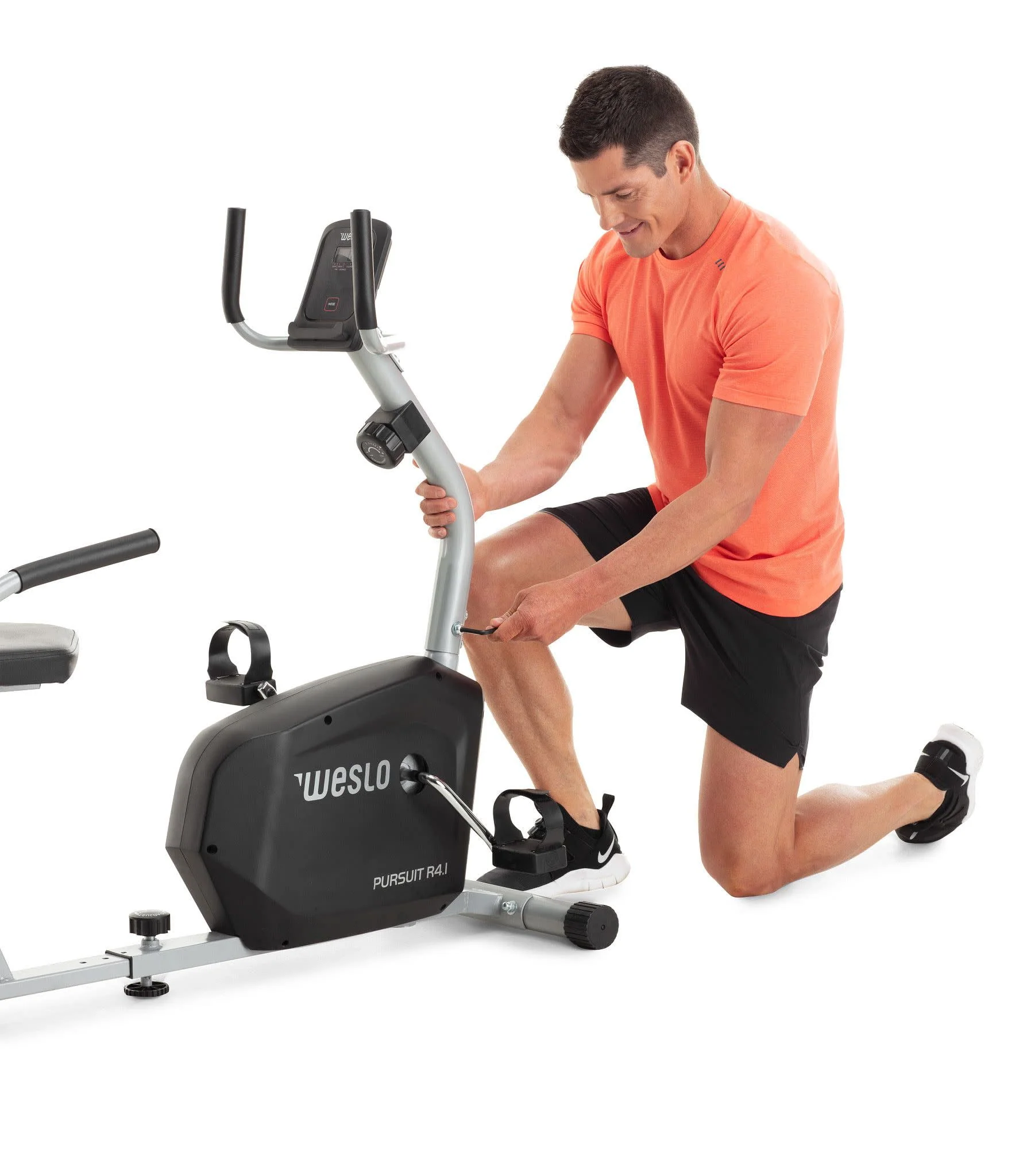 Weslo Pursuit R 4.1 Recumbent Exercise Bike with Inertia-Enhanced Flywheel