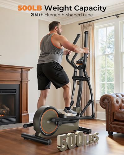 Niceday Elliptical Exercise Machine, Elliptical Machine for Home, Magnetic Elliptical Trainer 20IN Stride, 16 Resistance Levels