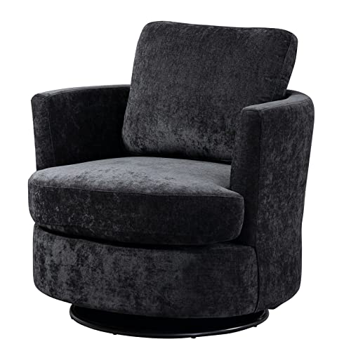 ODUWA Swivel Barrel Chair Set of 2