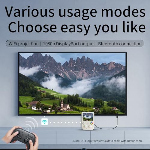 RG406V Handheld Game Console 42K+ Retro & Modern Games 30 Emulators 4-inch Touchscreen Android 13 Unisoc T820 Video Games Multi Game Console for Kids