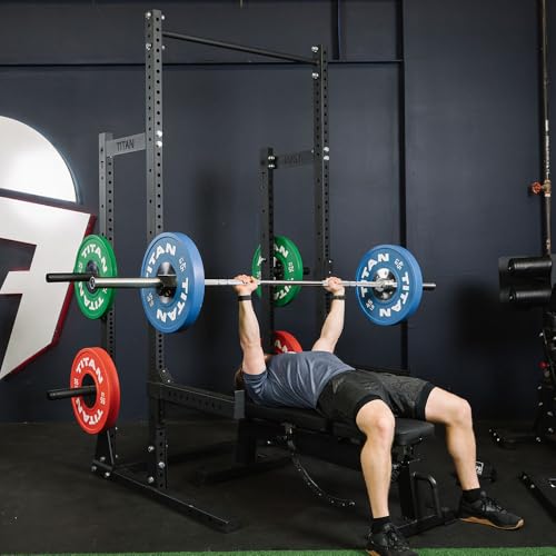Titan Fitness T-3 Series Half Rack Conversion Kit for T-3 Series Tall or Short Squat Stand, 1,000 LB Capacity