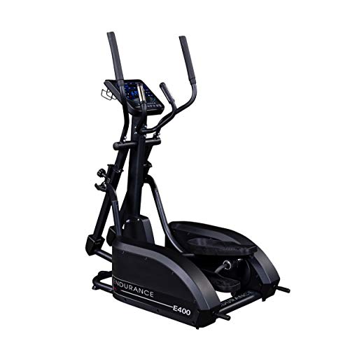 Body-Solid (E400) Elliptical Trainer Machine, Cardio Workout Crosstrainer Exercising Machines for Home & Commercial Gym with 300lb Weight Capacity