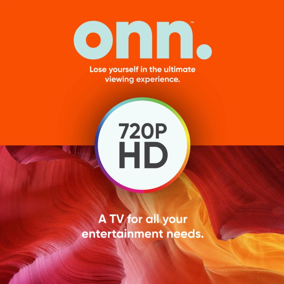 ONN 32-inch Roku Smart TV LED + Free Wall Mount with Wi-Fi Connectivity and Mobile App | Flat Screen TV Compatible with Apple Home Kit | Alexa and