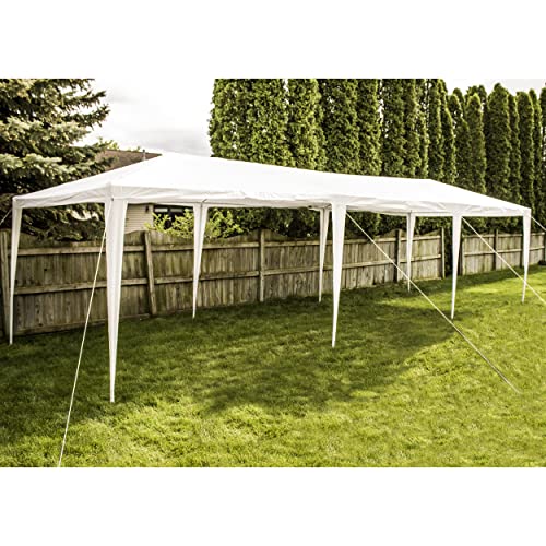 Party Tent Canopy Tent for Outdoor Wedding Party - *New Heavy Duty Design* or Camping BBQ w/Removable Waterproof Sidewalls - 30' x 10'
