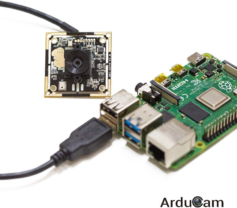 Arducam 8MP 1080P Auto Focus USB Camera Module with Microphone, 1/3.2” CMOS IMX179 Mini UVC USB2.0 Webcam Board with 3.3ft/1m Cable for Windows