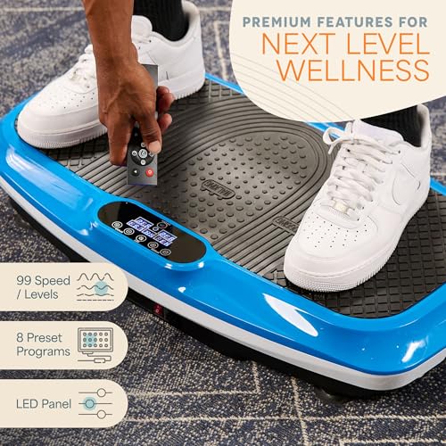Lifepro Vibration Plate Exercise Machine with Magnetic Acupoints - Full Body Vibration Platform for Beginners and Recovery