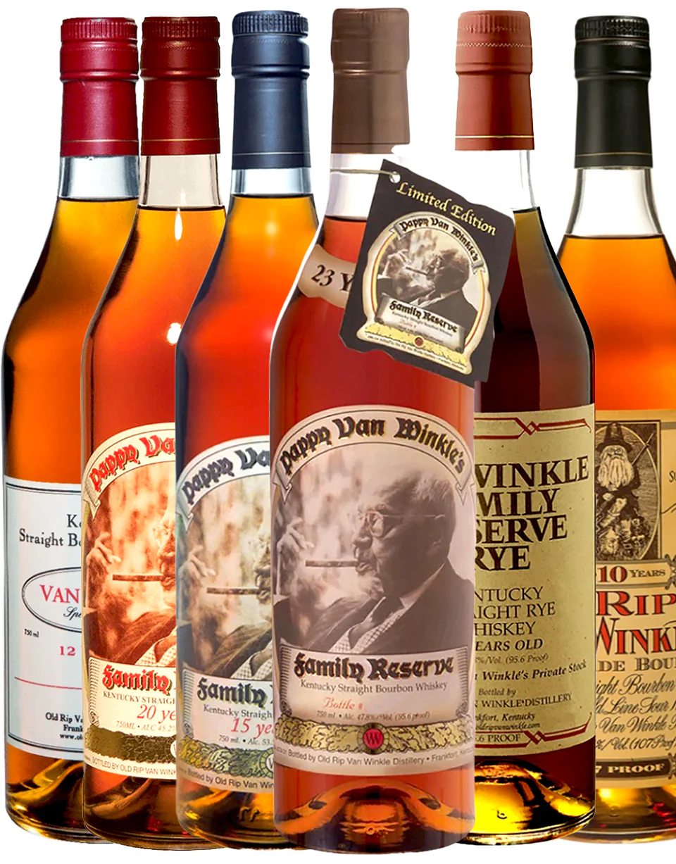 Pappy Van Winkle Family Collection Complete Bourbon Bundle - Nestor Liquor
