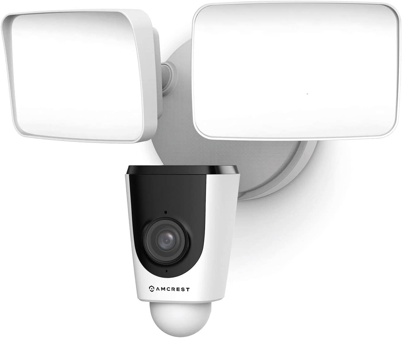 Amcrest Floodlight Camera, Smart Home 1080P Security Outdoor Camera Wireless WiFi with Flood Light, Built-in Siren Alarm, 114�� View, IP65 Waterproof