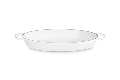 Le Creuset Enameled Cast Iron Signature Oval Baker, 3qt. Sea Salt