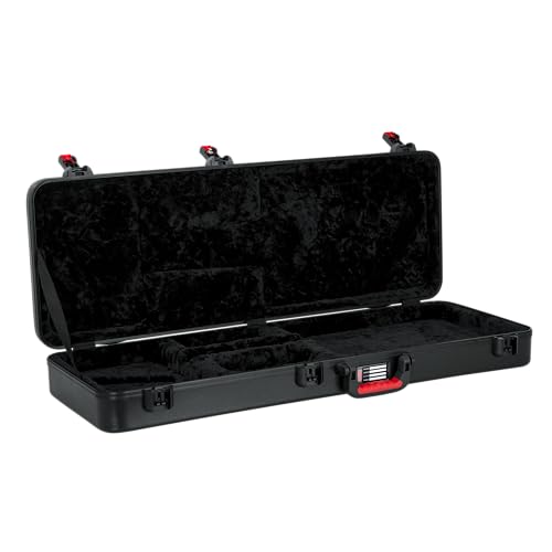 Gator Cases Molded Flight Case for Strat/Tele Style Electric Guitars with TSA Approved Locking Latch, (GTSA-GTRELEC)