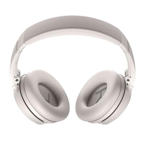 Bose QuietComfort Bluetooth Headphones, Wireless Headphones with Active Over Ear Noise Cancelling and Mic, Deep Bass, Up to 24 Hours of Playtime