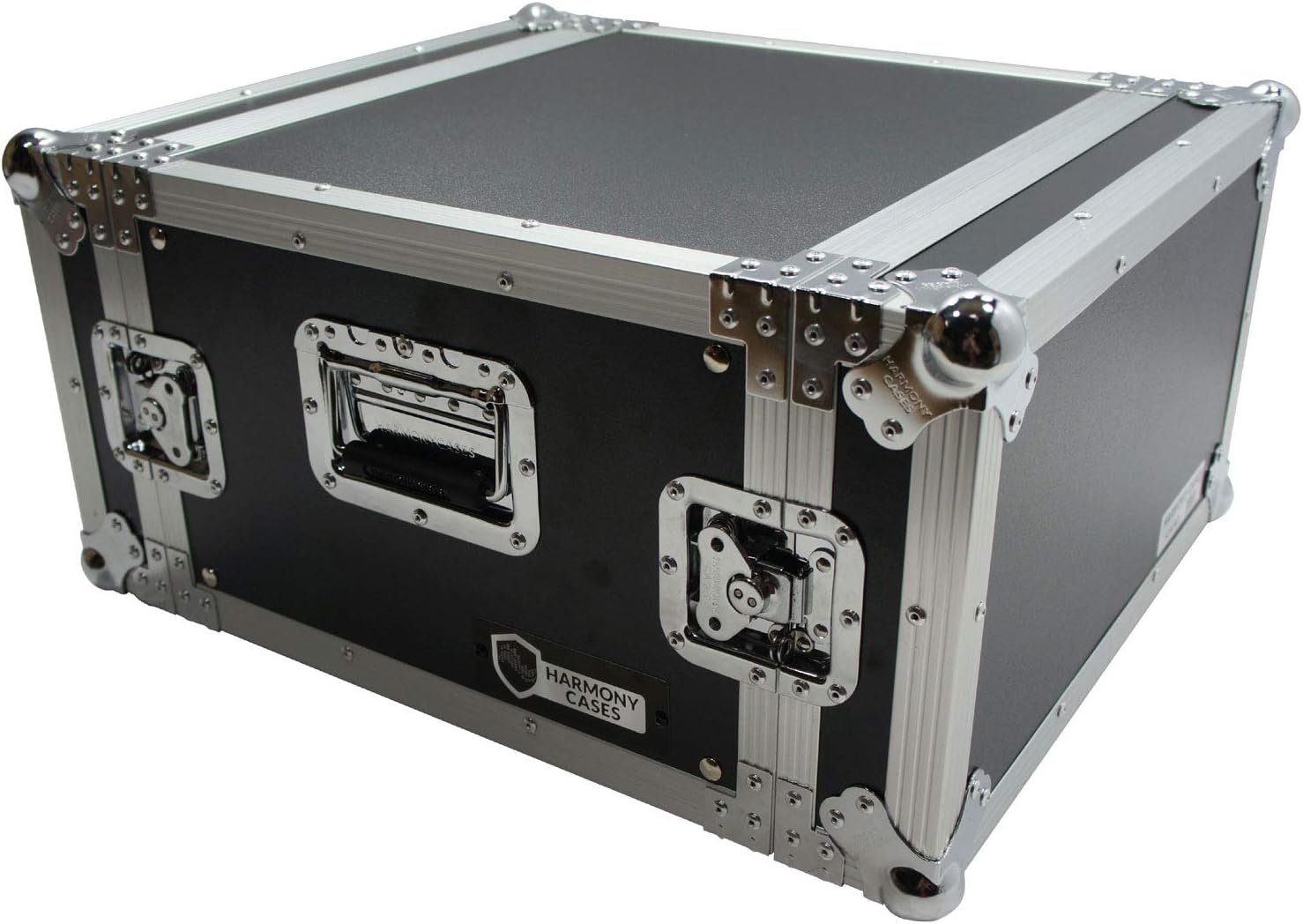 Harmony Cases HC6UAD DJ Flight Amp 6U Rack Space Road Travel Amplifier Case
