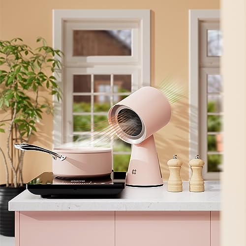 CIARRA Portable Range Hood, Desktop Range Hood with 2 Speed Exhaust Fan, Detachable Aluminum Filter, Large Oil Collection Cup