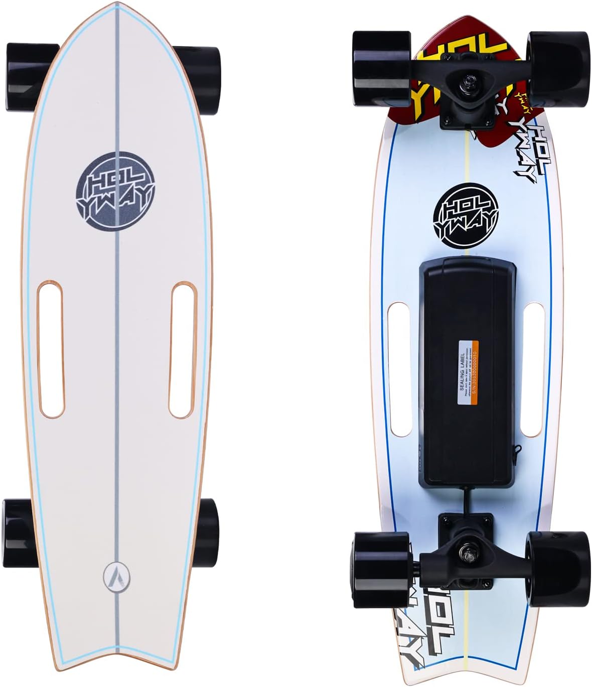Electric Skateboard Electric Longboard with Remote Control Electric Skateboard,350W Hub-Motor,13 MPH Top Speed，5.5 Miles Range