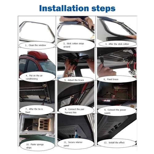 Electric Car RV Roof Air Conditioner Automobile Heat And Cool Rooftop Parking Air Conditioning 12V 24V 48V 60V 72V 90V 220V For Camper Van Motorhome