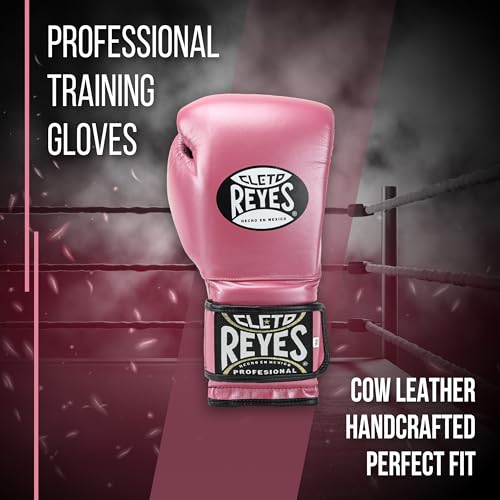 CLETO REYES Training Boxing Gloves with Hook and Loop Closure for Sparring and Heavy Punching Bags, Men and Women, MMA, Kickboxing, Muay Thai