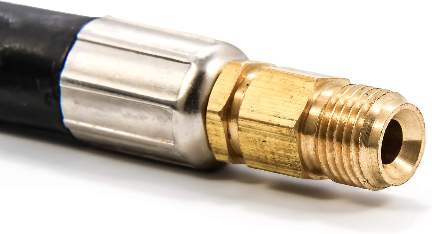 Camco Propane Brass 4 Port Tee- Comes with 5ft and 12ft Hoses