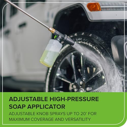 Greenworks 2000 PSI 1.2 GPM Pressure Washer (Open Frame GPW2003) GPW2003