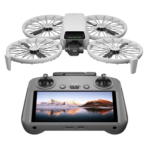 DJI Flip Fly More Combo With RC 2 Screen Remote Controller, Drone With 4K UHD Camera for Adults, Palm Takeoff, Auto Return, Intelligent Flight