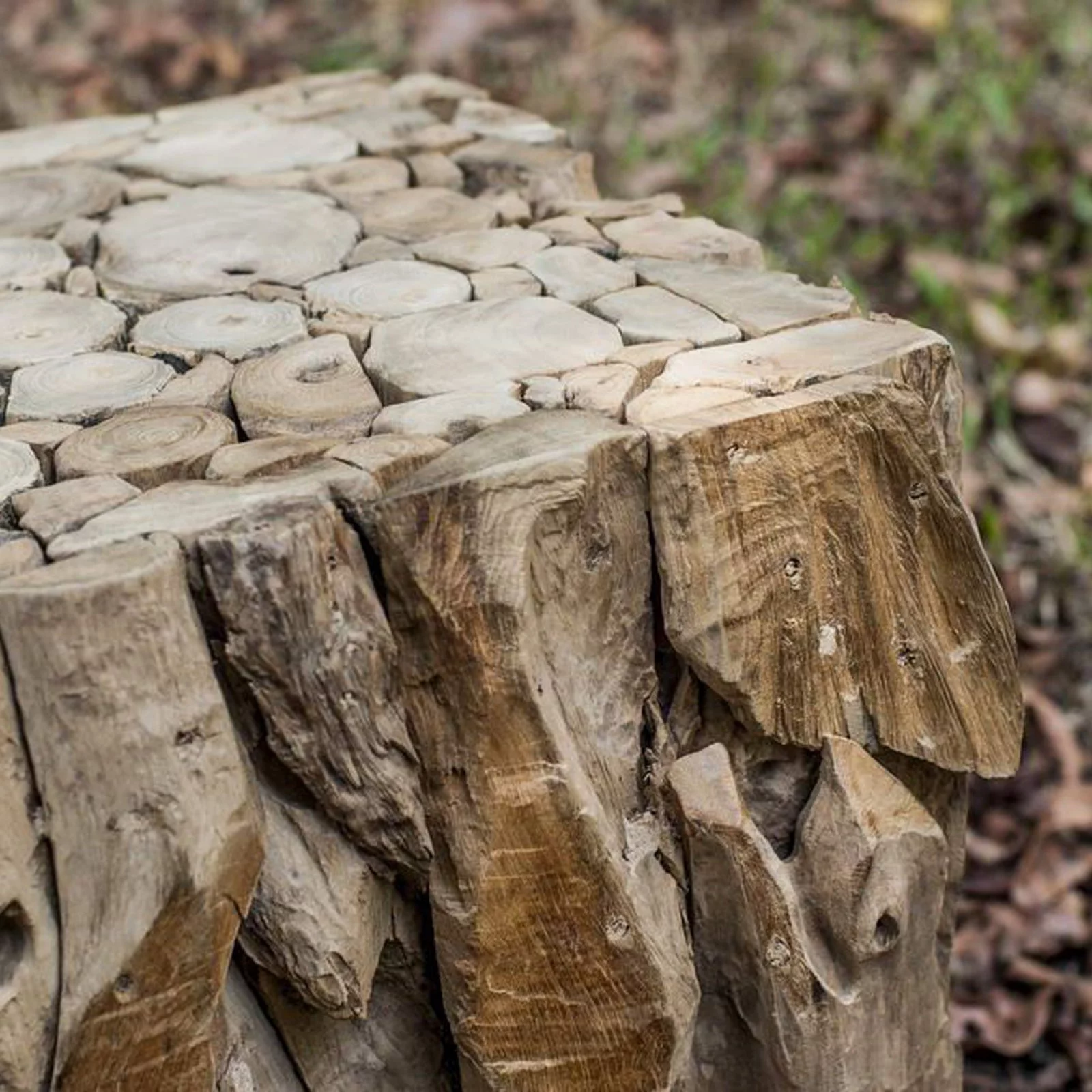 25592-Uttermost-Teak Root - 18.5 inch Bunching Cube Table
