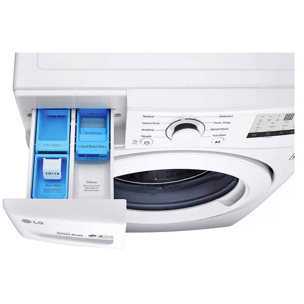 LG WM3400CW 4.5 Cu.Ft. White Electric Front Load Washer