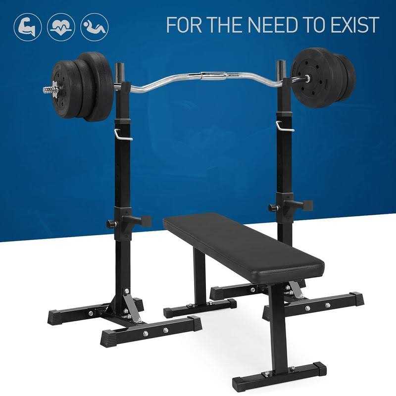 Yaheetech Barbell Weight Set Olympic Curl Bar &amp; 6 Olympic Weights &amp; 2 Olympic Barbell Clamps for Lifts 55lb - Sports Supplies Online Store