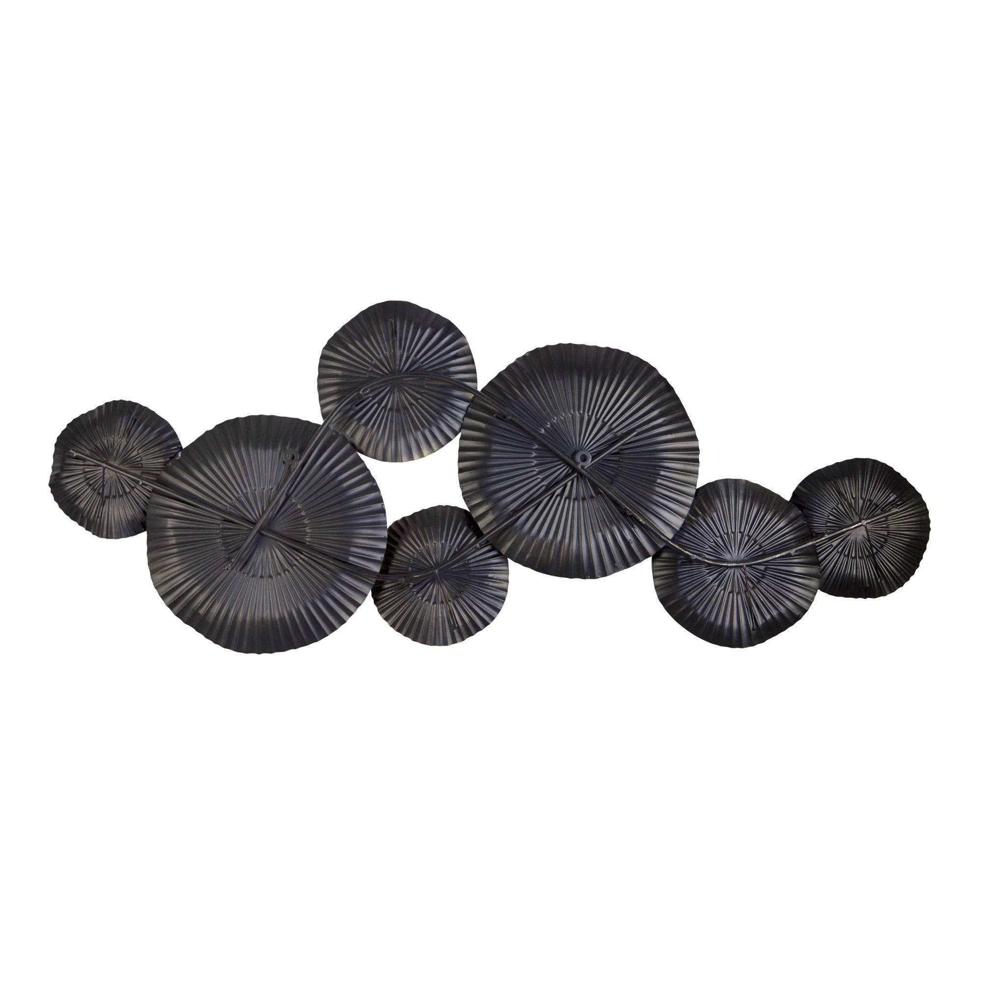 Stratton Home Decor Golden Rays Metal Plates Wall Decor