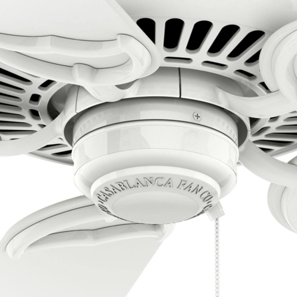 Casablanca 55021 Panama 58 inch Snow White Fan Motor Only