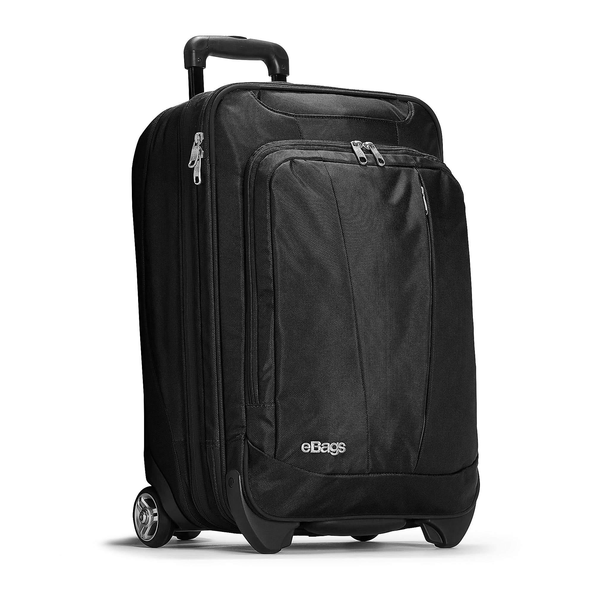 eBags TLS Expandable Wheeled Carry-On - 22 - Solid Black