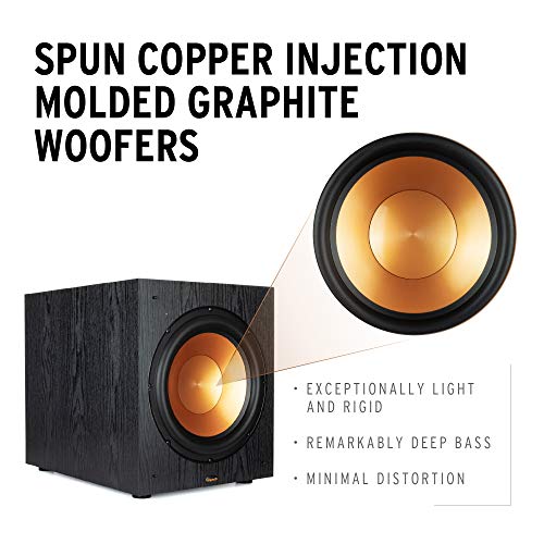 Klipsch SUB-120-BLACK Synergy Black Label Subwoofer Speaker Pair (2020)