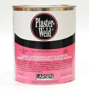 Larsen Plaster Weld Plaster Bonding Agent Gallon PWG01